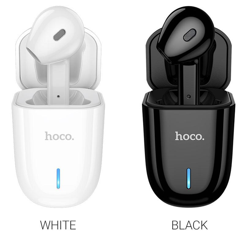 Bluetooth гарнитура для мобильного телефона - HOCO E55, зарядный кейс, белая - фото 5 - id-p214922201