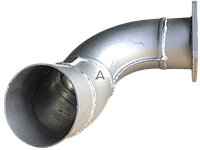 Труба выхлопная глушителя МАЗ-6430В9 (МАЗ) 6430В9-1203075