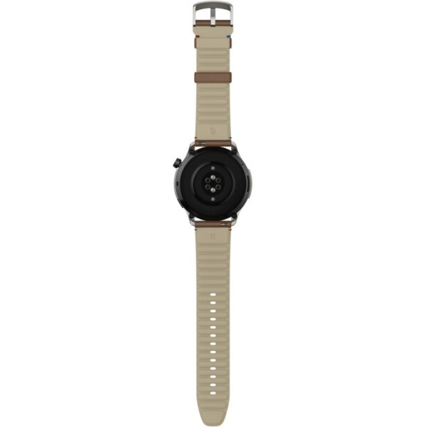 Умные часы Amazfit GTR 4 (серебристый, с коричневым кожаным ремешком) - фото 5 - id-p214923077