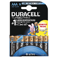 Элементы питания DURACELL TurboMax LR03/MX2400 8BP