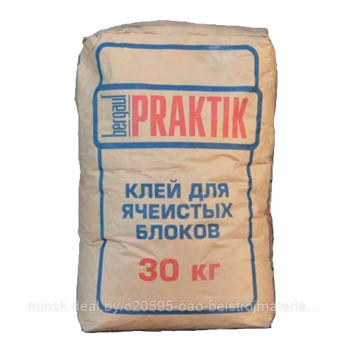 Bergauf Praktik клей для блоков, 30 кг