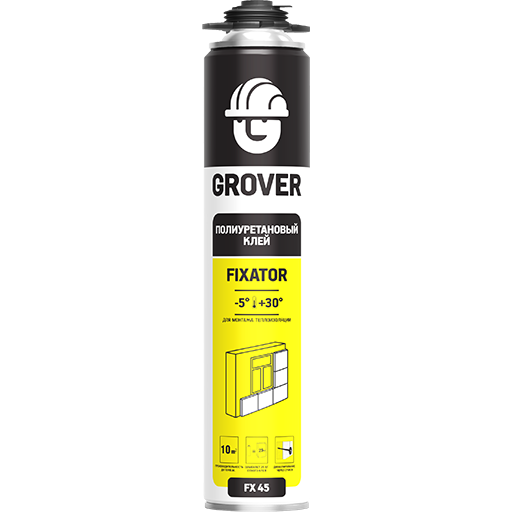 Клей-пена Grover FX45 Проф 750мл, РП