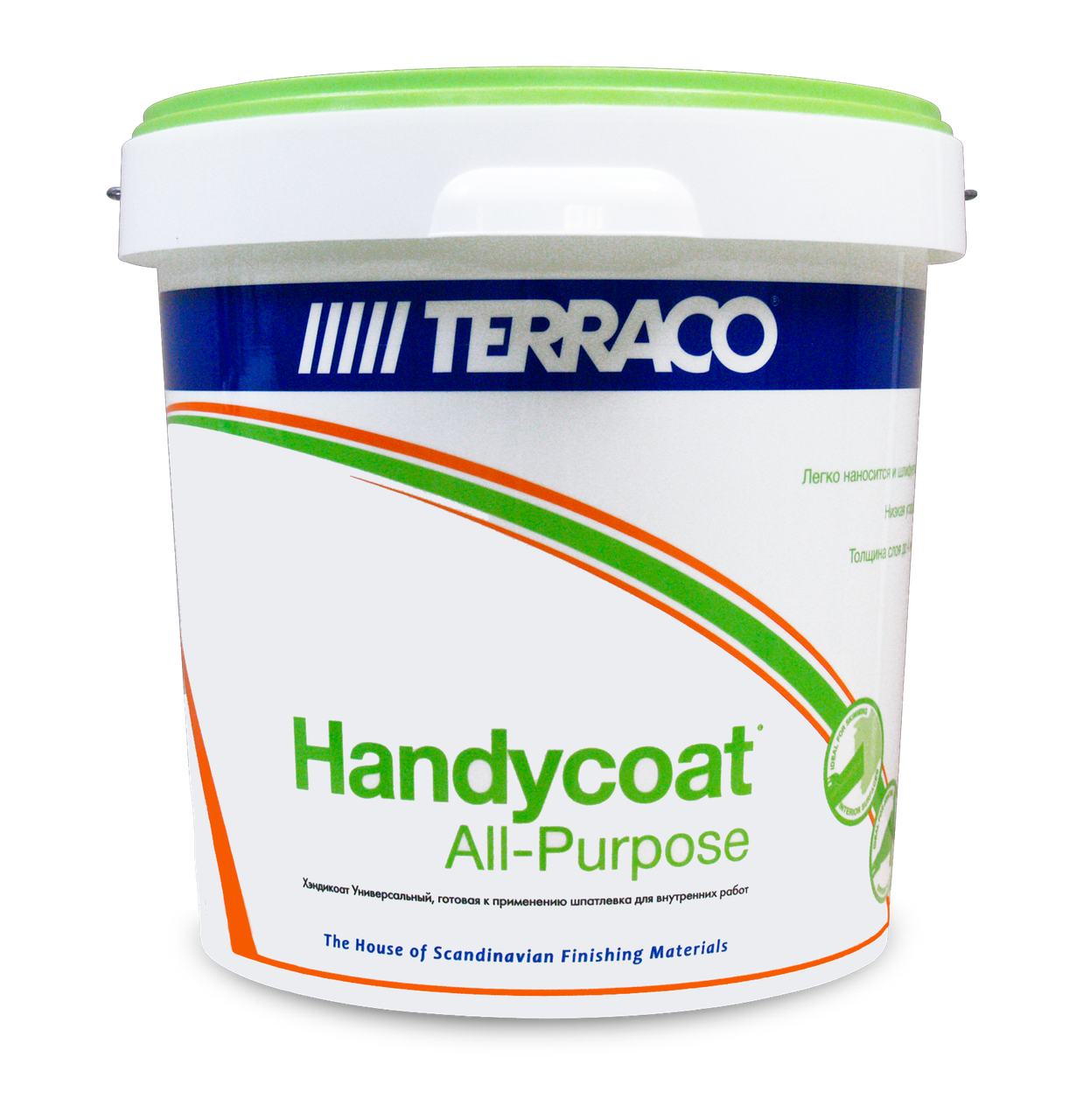 Шпатлевка TERRACO Handycoat All-Purpose Зел крышка 25кг Старт универсальная