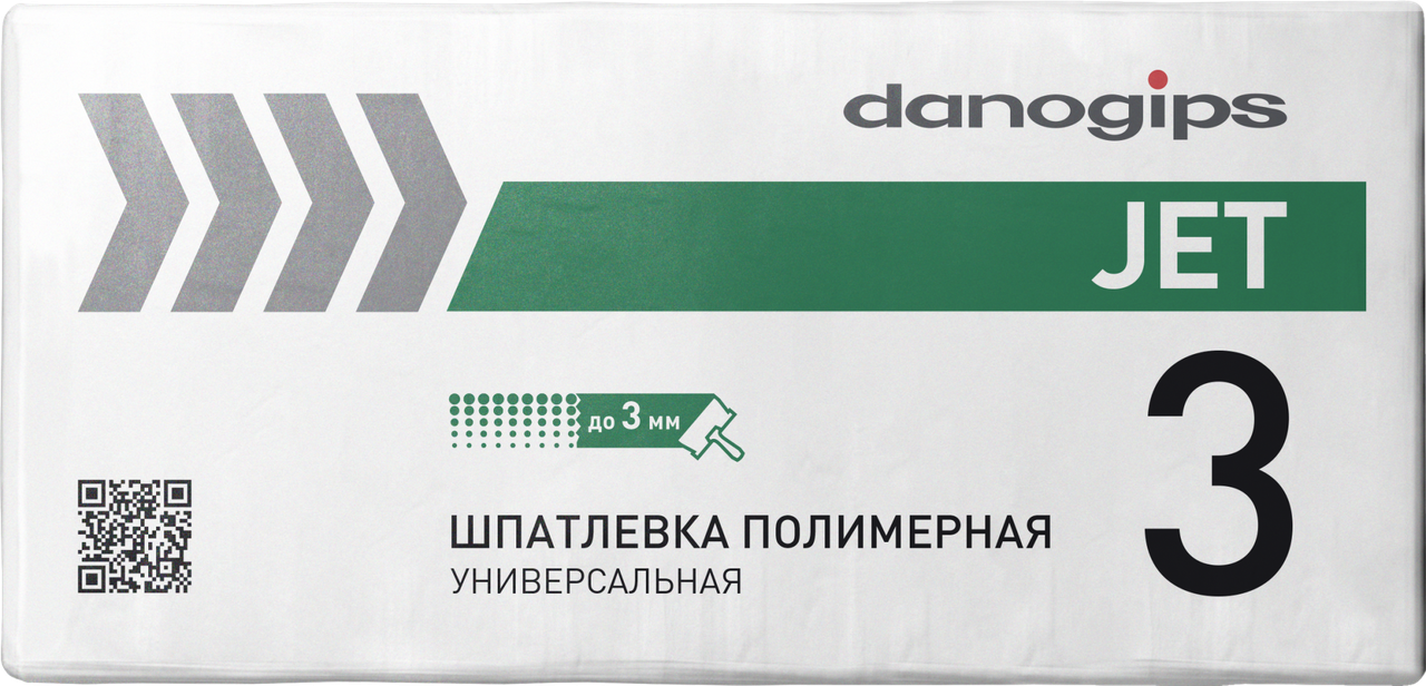 Шпатлевка DANOGIPS полимерная универсальная DANO JET 3 25кг, РФ