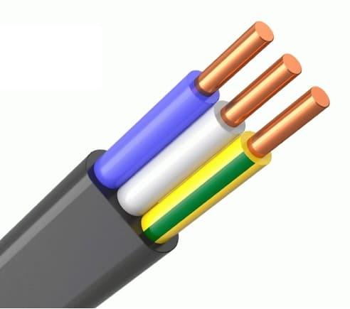 Кабель ВВГ-Пнг(А)-LS 3*1,5 ок(N, PE) -0.66, РФ