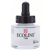 Жидкая акварель "ECOLINE", 728 теплый серый светлый, 30 мл