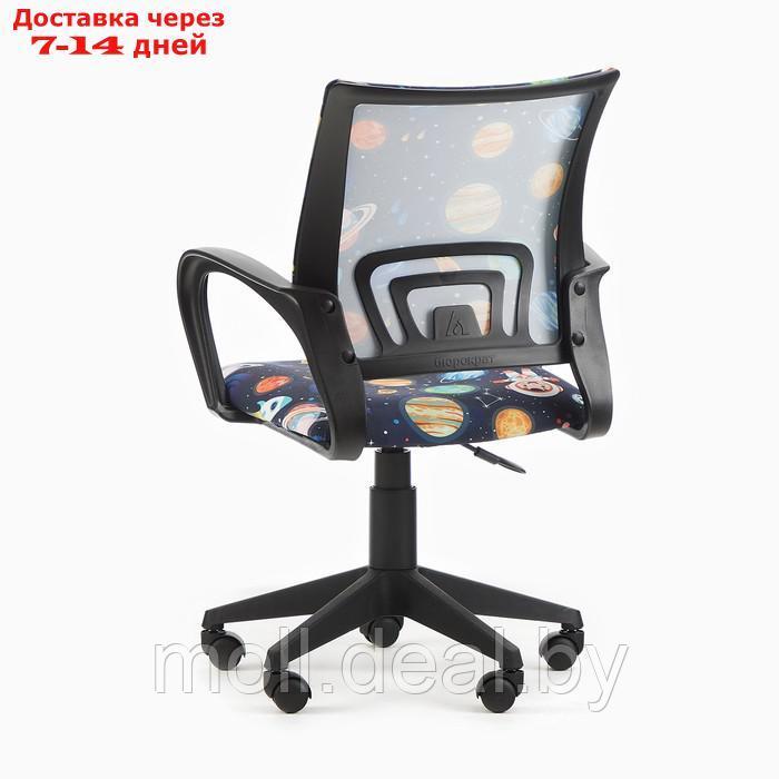 Кресло детское Бюрократ BUROKIDS 1 SPACEMAN черный, пластик - фото 4 - id-p214897335