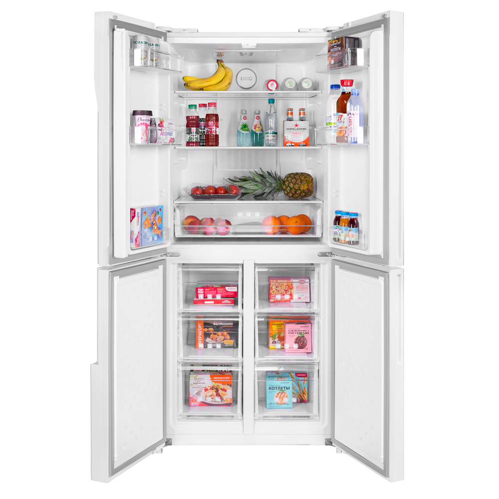 Холодильник с инвертором MAUNFELD MFF182NFWE - фото 2 - id-p214926376