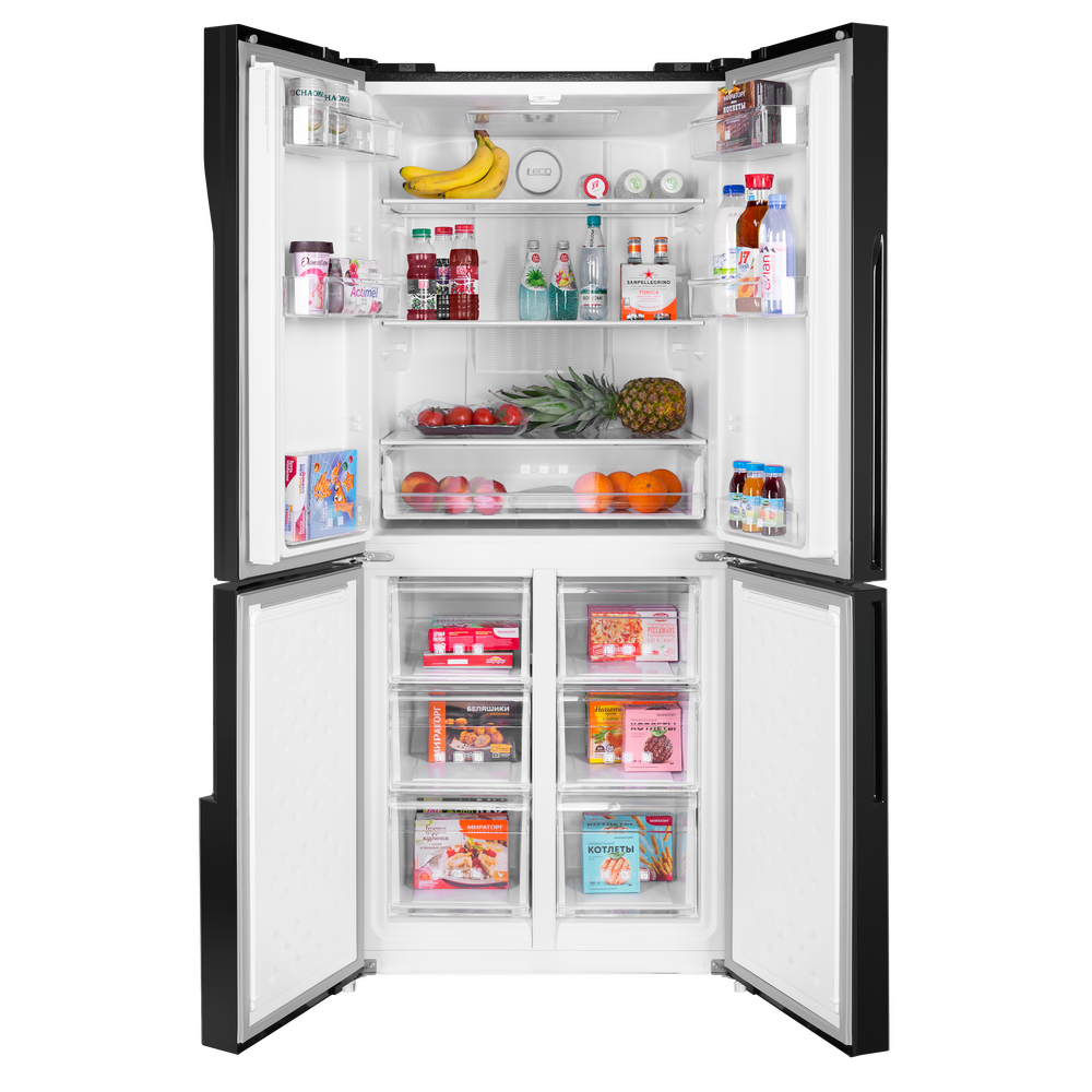 Холодильник с инвертором MAUNFELD MFF182NFBE - фото 2 - id-p214926380