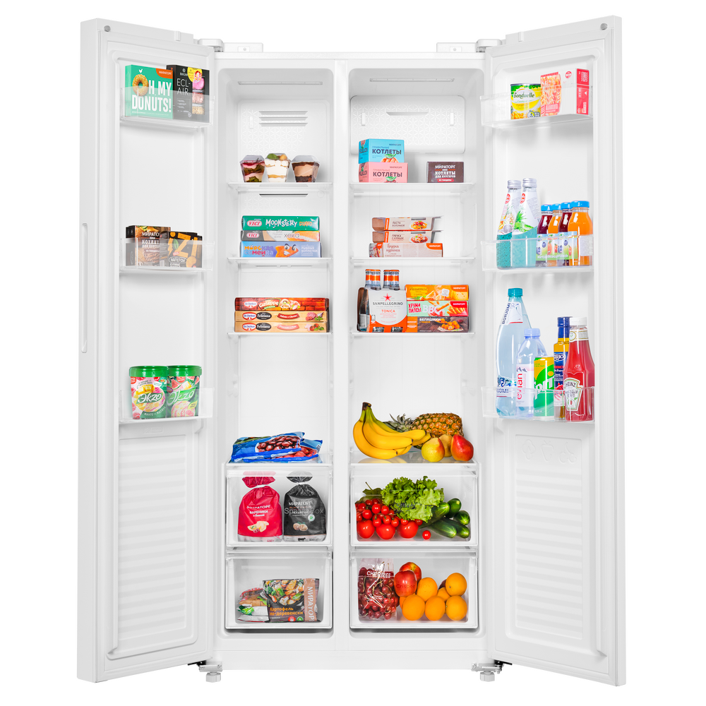 Холодильник с инвертором MAUNFELD MFF177NFWE - фото 2 - id-p214926384