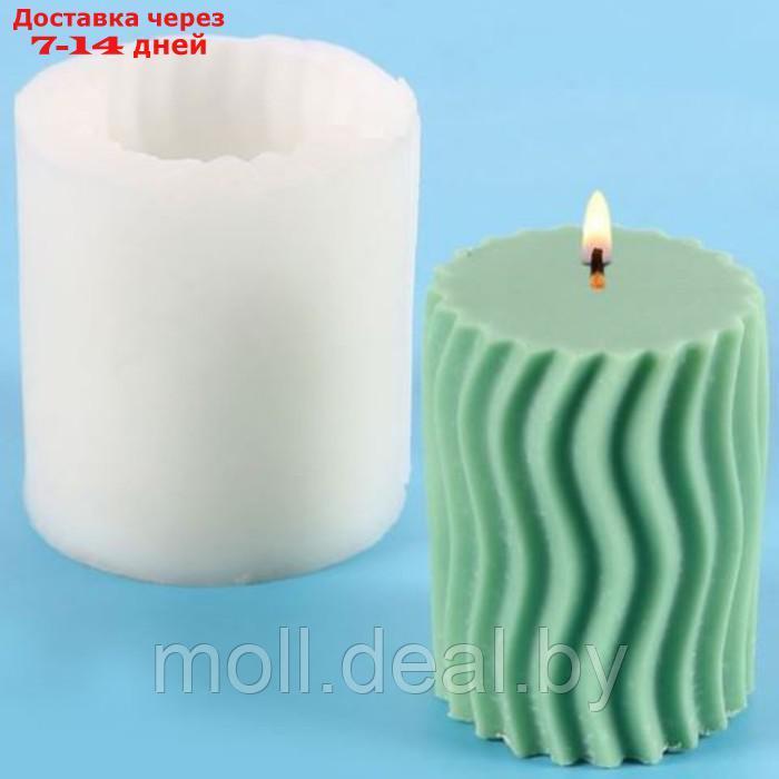 Молд силикон для свечи "Эвр" 7,9х7,9х8,5 см - фото 1 - id-p214901918