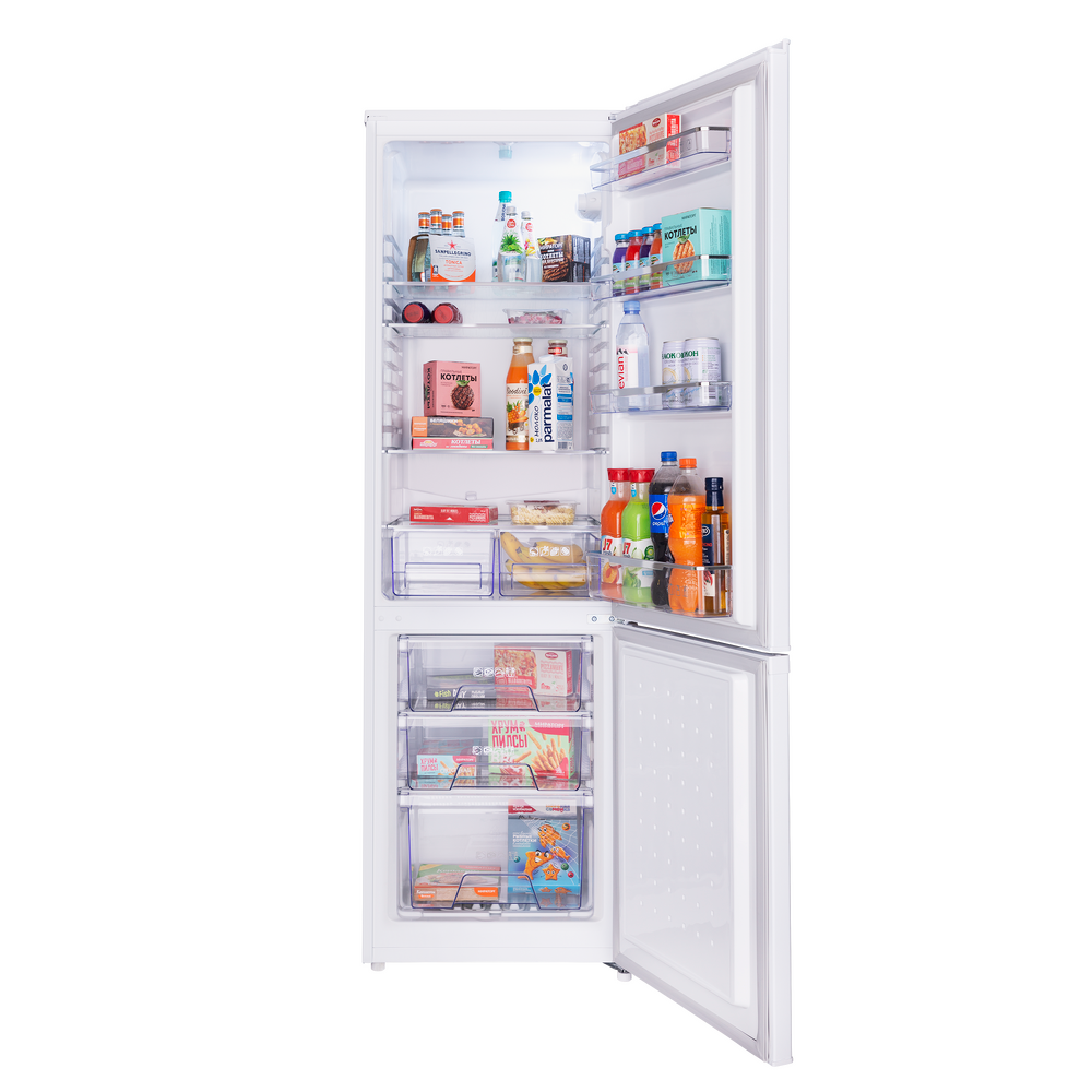 Холодильник двухкамерный MAUNFELD MFF176W11 - фото 2 - id-p214926394