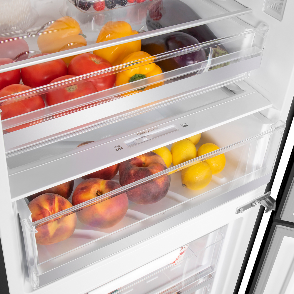 Холодильник двухкамерный MAUNFELD MFF185NFB - фото 7 - id-p214926396
