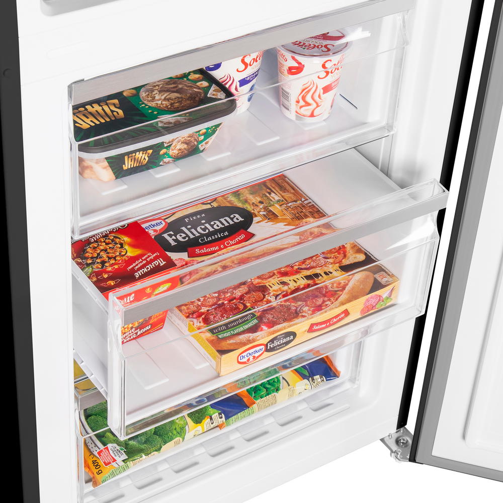 Холодильник двухкамерный MAUNFELD MFF185NFB - фото 8 - id-p214926396
