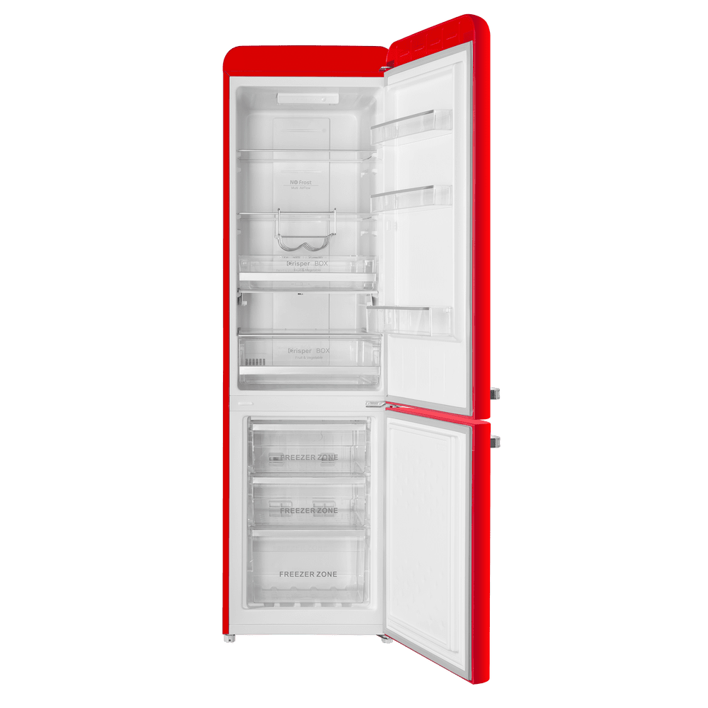 Холодильник двухкамерный MAUNFELD MFF186NFRR - фото 3 - id-p214926402