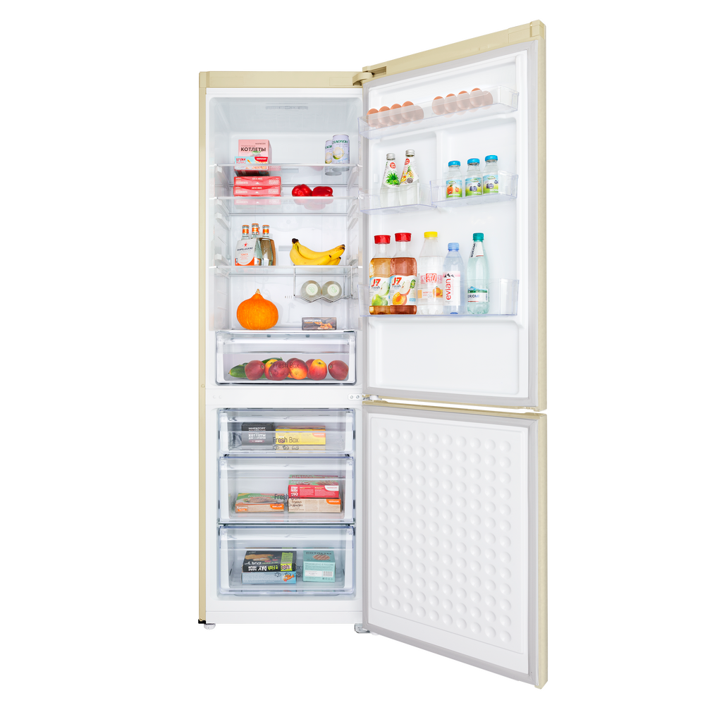 Холодильник двухкамерный MAUNFELD MFF195NFBG10 - фото 2 - id-p214926410