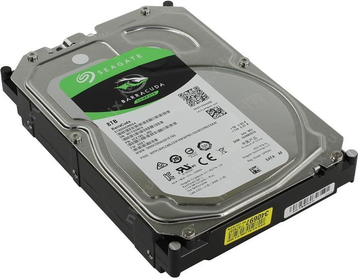 HDD 8 Tb SATA 6Gb/s Seagate Barracuda ST8000DM004 3.5" 256Mb