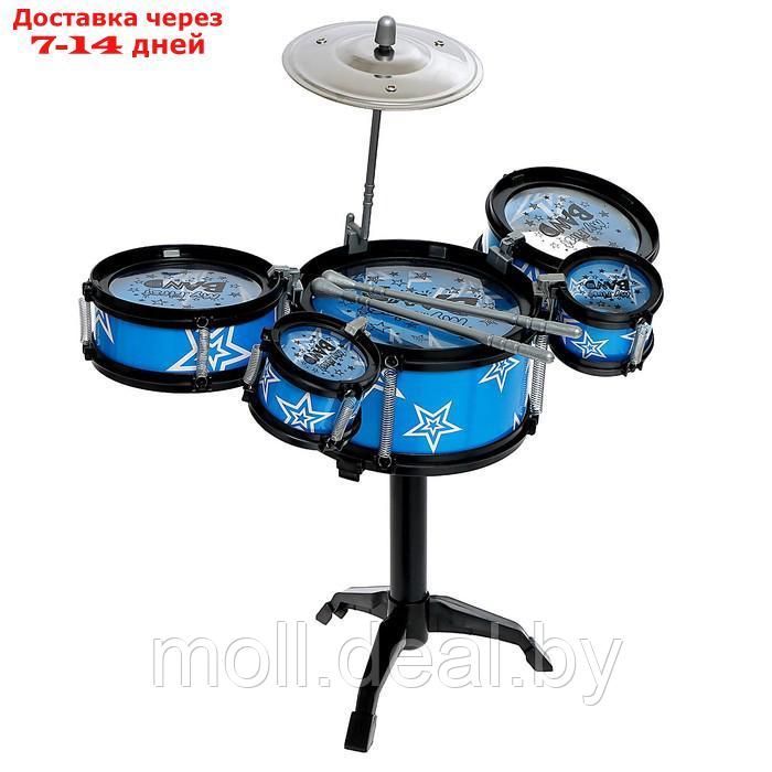 Барабанная установка "Звезда", 5 барабанов, 2 палочки, 1 тарелка - фото 3 - id-p214899747