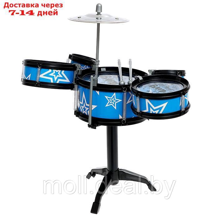 Барабанная установка "Звезда", 5 барабанов, 2 палочки, 1 тарелка - фото 4 - id-p214899747