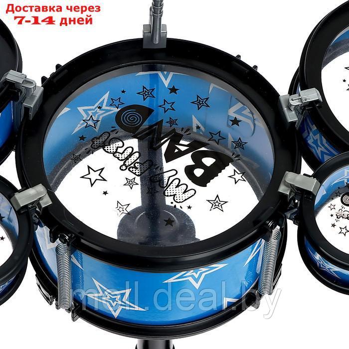 Барабанная установка "Звезда", 5 барабанов, 2 палочки, 1 тарелка - фото 7 - id-p214899747