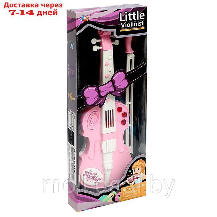 Игрушка музыкальная "Скрипка", световые и звуковые эффекты, цвет розовый - фото 2 - id-p214899777