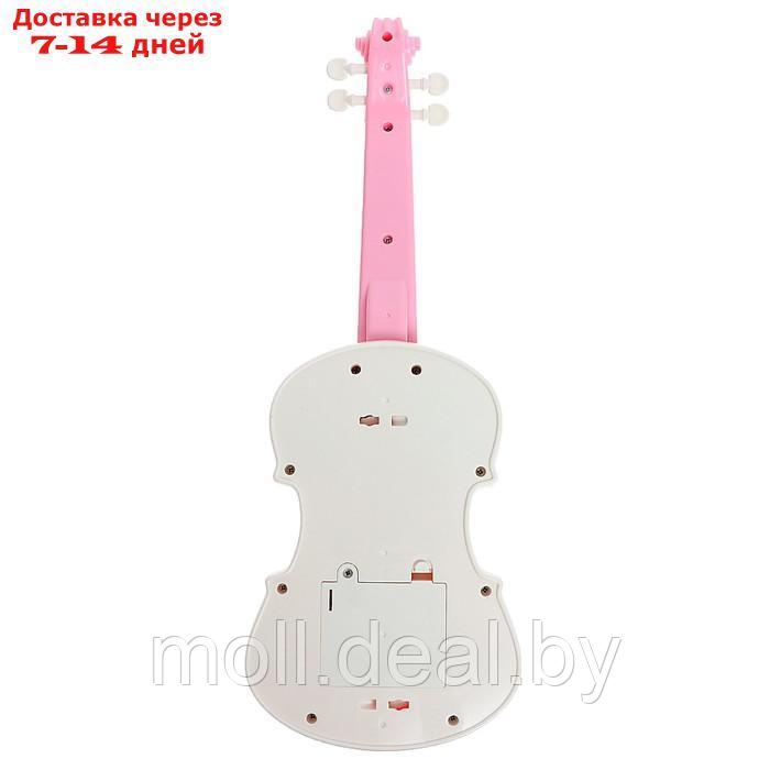 Игрушка музыкальная "Скрипка", световые и звуковые эффекты, цвет розовый - фото 9 - id-p214899777