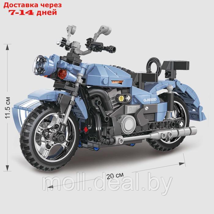 Конструктор Мото "Мотоцикл с коляской", 361 деталь - фото 2 - id-p214899784