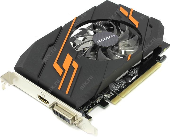 2Gb PCI-E GDDR5 GIGABYTE GV-N1030OC-2GI (RTL) DVI+HDMI GeForce GT1030