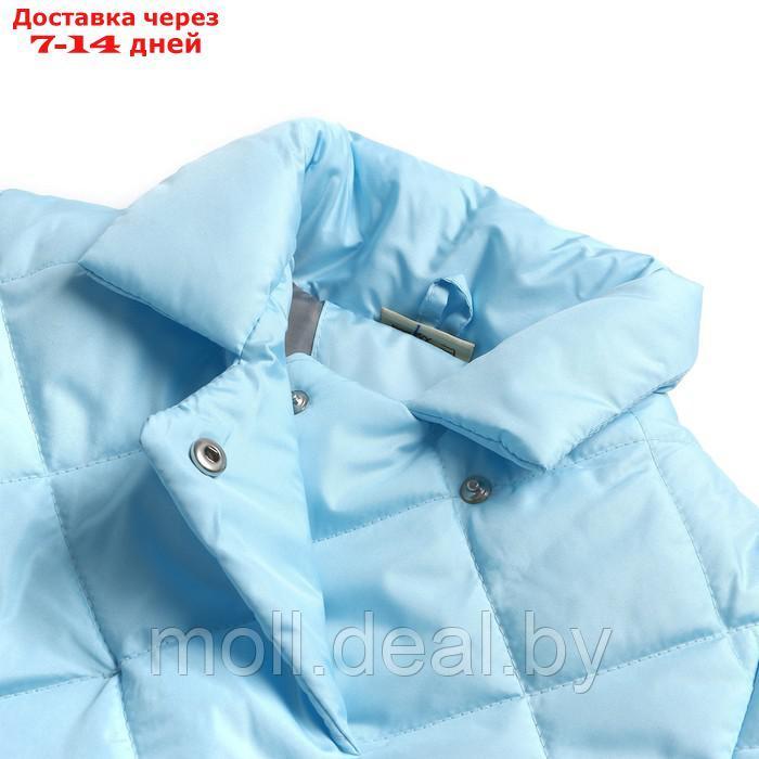 Куртка детская стеганая, цвет голубой, рост 110 см - фото 8 - id-p214898793