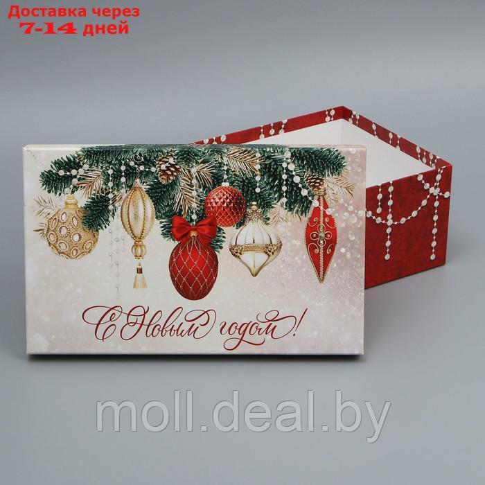 Набор подарочных коробок 3 в 1 "С новым годом, 26 × 17 × 10 32.5 × 20 × 12.5 см - фото 6 - id-p214897774