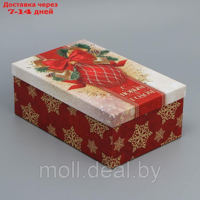 Набор подарочных коробок 3 в 1 "С новым годом, 26 × 17 × 10 32.5 × 20 × 12.5 см - фото 7 - id-p214897774