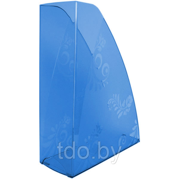 Лоток вертикальный «Цветы», синий прозрачный - фото 2 - id-p214927787