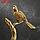 Статуэтка "Птица", мрамор, латунь 22 х 9 х 30 см, фото 3