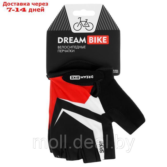 Перчатки велосипедные Dream Bike, с гелевыми вставками, мужские, размер L - фото 2 - id-p214897854