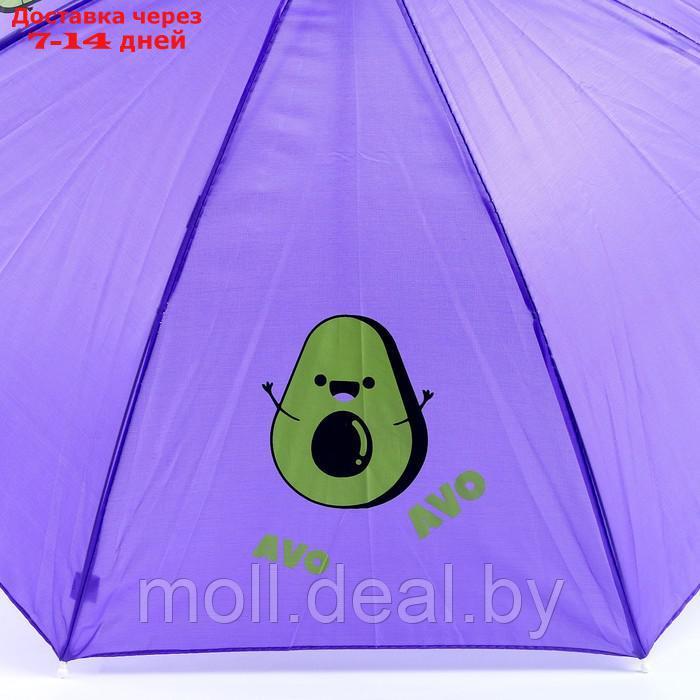 Зонт детский полуавтоматический "Авокадо", d=70см - фото 3 - id-p214901047