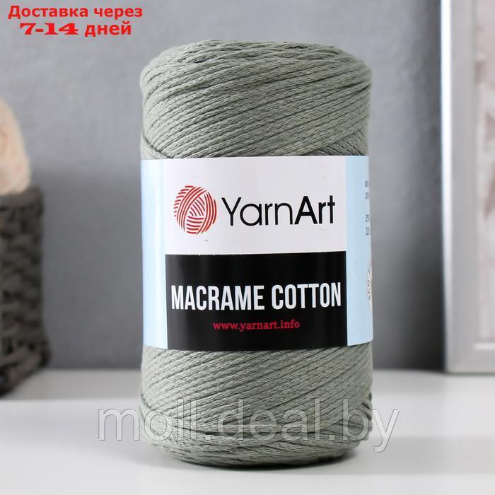 Пряжа "Macrame Cotton" 20% полиэстер, 80% хлопок 225м/250гр (794 полынь) - фото 1 - id-p214892079