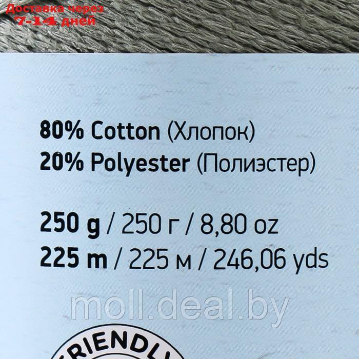 Пряжа "Macrame Cotton" 20% полиэстер, 80% хлопок 225м/250гр (794 полынь) - фото 4 - id-p214892079