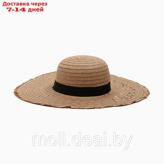 Шляпа MINAKU цвет коричневый, р-р 56-58 - фото 1 - id-p214892098