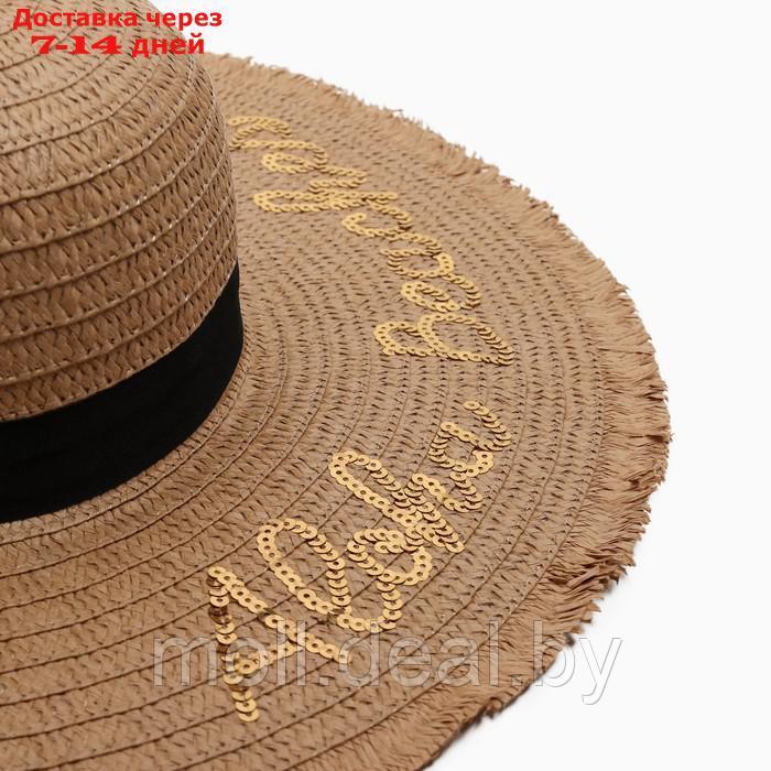 Шляпа MINAKU цвет коричневый, р-р 56-58 - фото 3 - id-p214892098