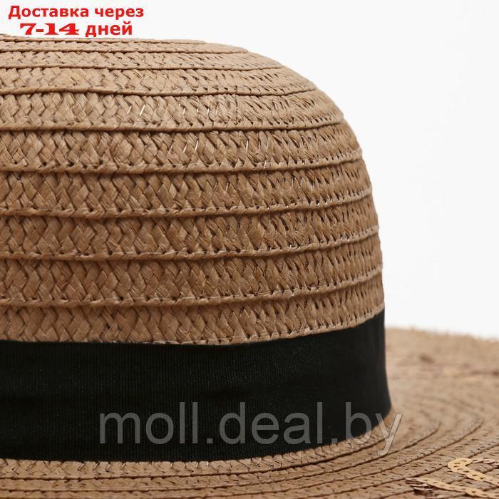 Шляпа MINAKU цвет коричневый, р-р 56-58 - фото 4 - id-p214892098