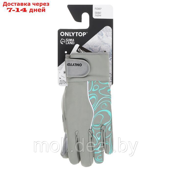 Перчатки лыжные ONLYTOP мод. 2099 размер M - фото 9 - id-p214898061