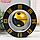 Левитирующий сувенир свет "Инь-ян в круге" чёрный шар d=8,5 см 22х8,5х22 см, фото 2
