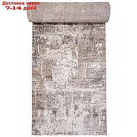 Ковровая дорожка Tornado f052, размер 100x2500 см, цвет beige