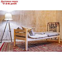 Односпальная кровать "Светлячок", 800х1900, массив, цвет сосна