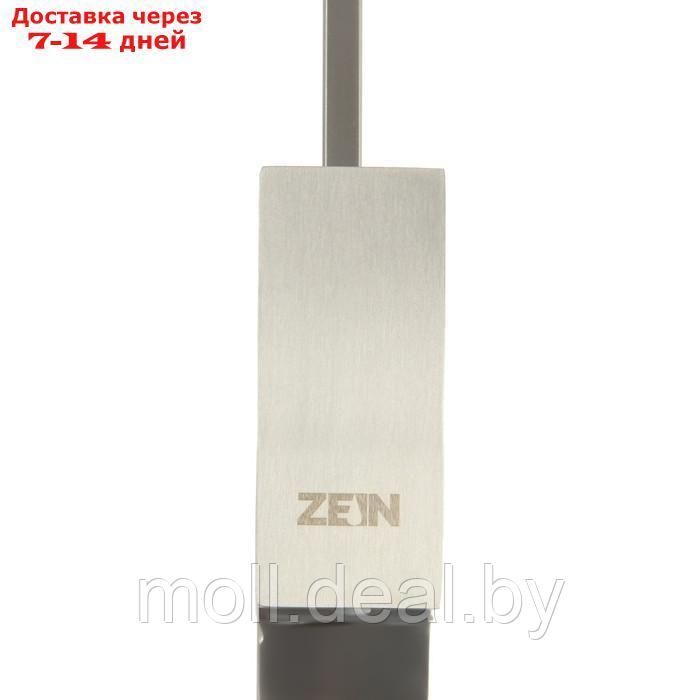 Смеситель для кухни ZEIN, квадратный, картридж 35 мм, нержавеющая сталь, сатин - фото 3 - id-p214898130