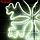 Неоновая фигура "Снежинка", 56 см, 560 LED, 220 В, свечение зелёное, фото 3