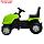 Трактор на педалях зеленый с прицепом 01-011, фото 3