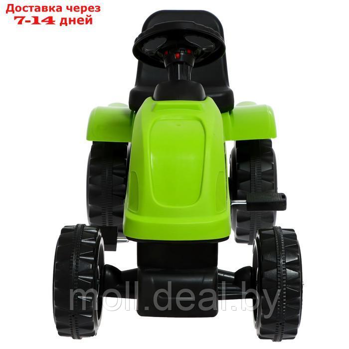 Трактор на педалях зеленый с прицепом 01-011 - фото 6 - id-p214901322