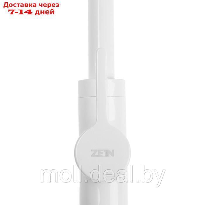 Смеситель для кухни ZEIN Z6971, однорычажный, картридж керамика 40 мм, латунь, белый - фото 3 - id-p214899314