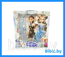 Детский набор кукол Frozen Анна Эльза Олаф 659-Q1, герои мультфильма холодное сердце, игра для девочек